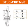 Ckb3 Boring Shank Bt30 Cnc Milling Machine Tool Holder