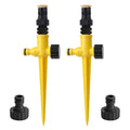 360° Rotation Auto Irrigation Garden Lawn Sprinkler Patio Save Water