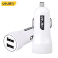 Deli White 3.6a (Max) Car Usb Charger Auto