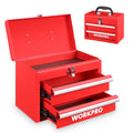 Workpro Portable Mini Tool Box Metal Tool Chest 2 | Built Supply Co