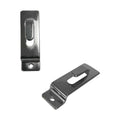 Utility Hooks - Single Slatwall Notch Hook - Chrome - Pack 2