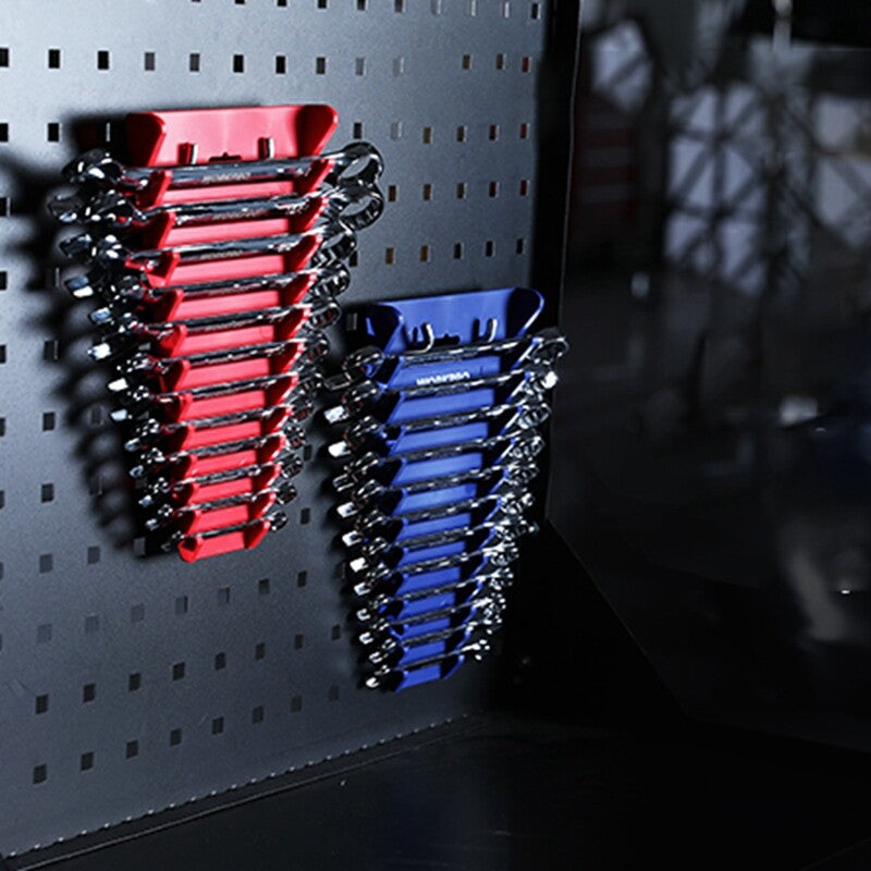 WORKPRO 2-Pack Magnetic Wrench Organizer Set 12-Piece Tool Kit SAE &