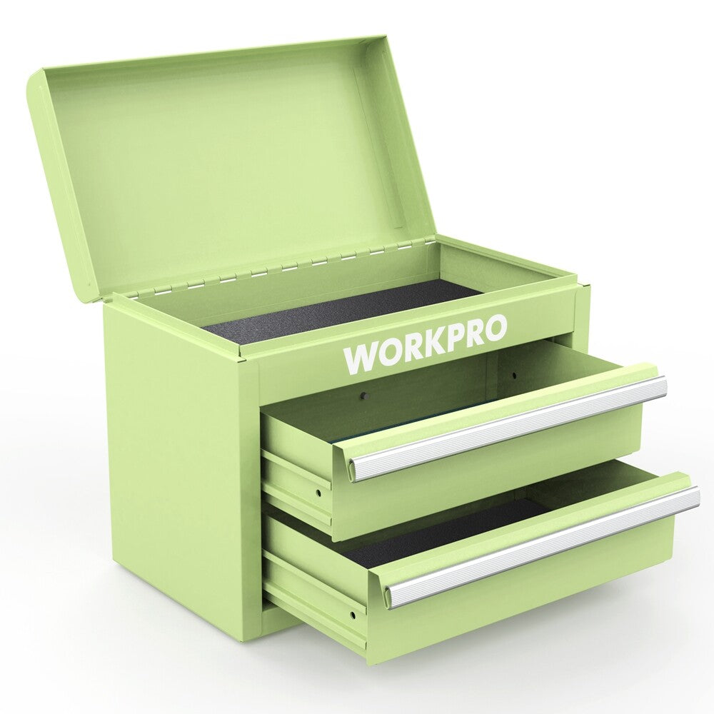WORKPRO 2-Drawer Metal Tool Box by WORKPRO