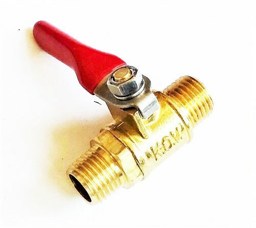 Brass In-Line 1/4" NPT Air Hose Fitting