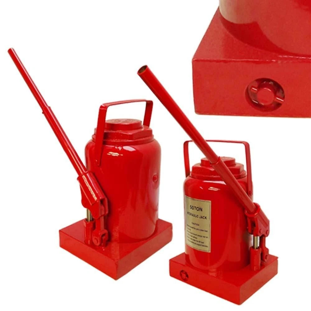 50 Ton Bottle Jack (100,000lb) Capacity Manual Hydraulic Jack Lift