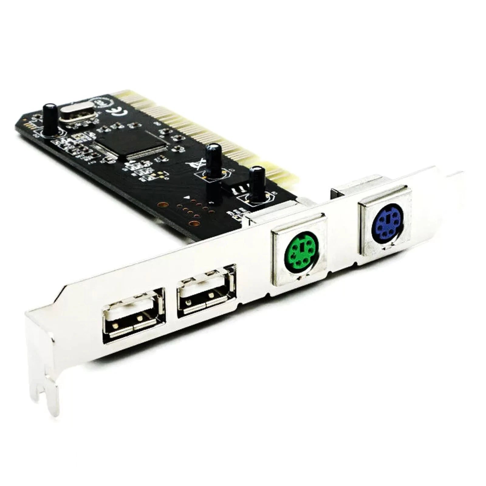 New Pci To Ps2 Ps/2 Usb 2.0 For Pc Keyboard Mouse Adapter Card