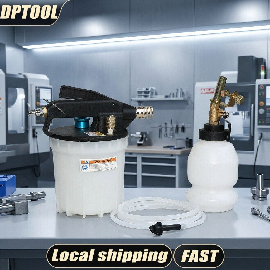 2L Vacuum Brake Bleeder Kit, One Person Pneumatic Brake Fluid Bleeder