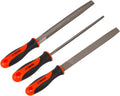 3-Piece High Carbon Steel File Set 8-Inch by Unbranded