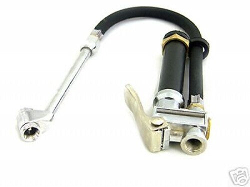 Dual Angle Chuck Tire Air Inflator Gauge
