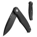 4.5" Tactical Folding Pocket Knife G10 Handle Steel Blade Liner lock Pocket Clip