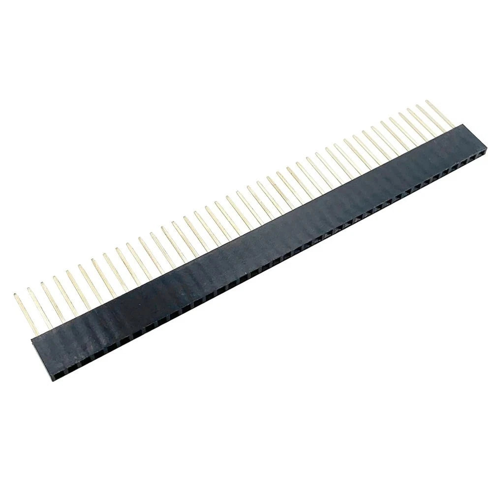 2.54mm 0.1" PCB Header Female Socket Connector 40 Pin Single  Row