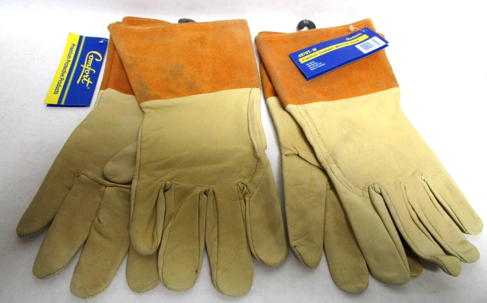 Comfort Premium Goatskin Mig/TIG Gloves 2pr Per Medium 4570t-m