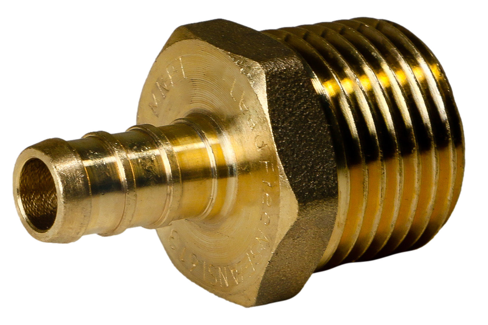 XFITTING 3/8" PEX-B Barb x 1/2" Male NPT Adapter