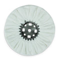 10" White Domet Flannel Airway Polishing Wheel 3" Center Plate x 5/8"