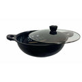15" Marble Non Stick Sauce Pots Cooking Pot, Tempered Glass Lid, Made