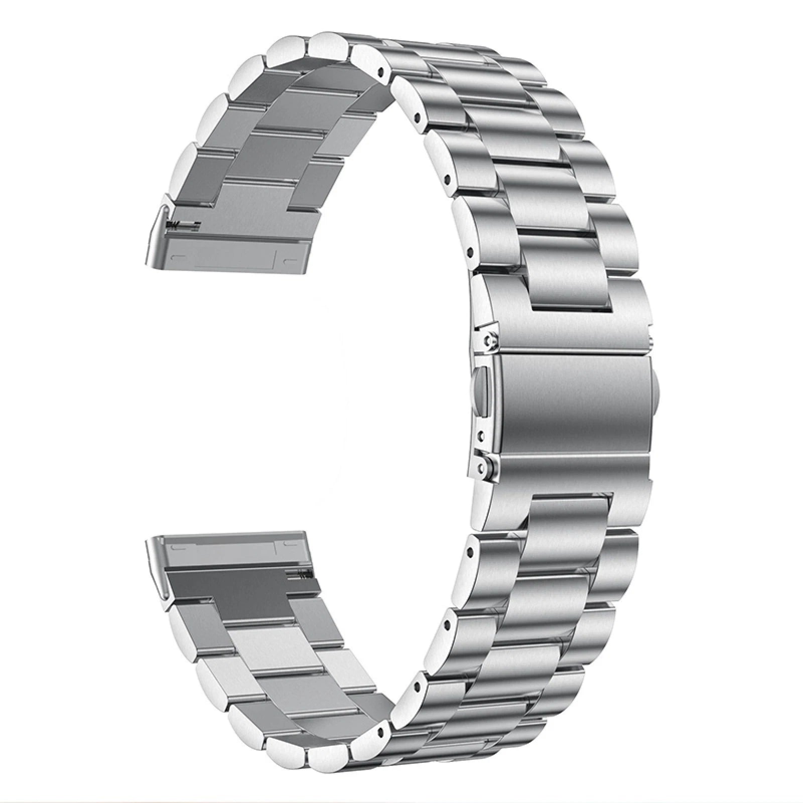 Metal Watchband Stainless Steel Watch Strap Bracelet For Fitbit Versa