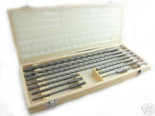 11pc 18" SDS Plus Rotary Hammer Drill Bit Set Carbide Tipped