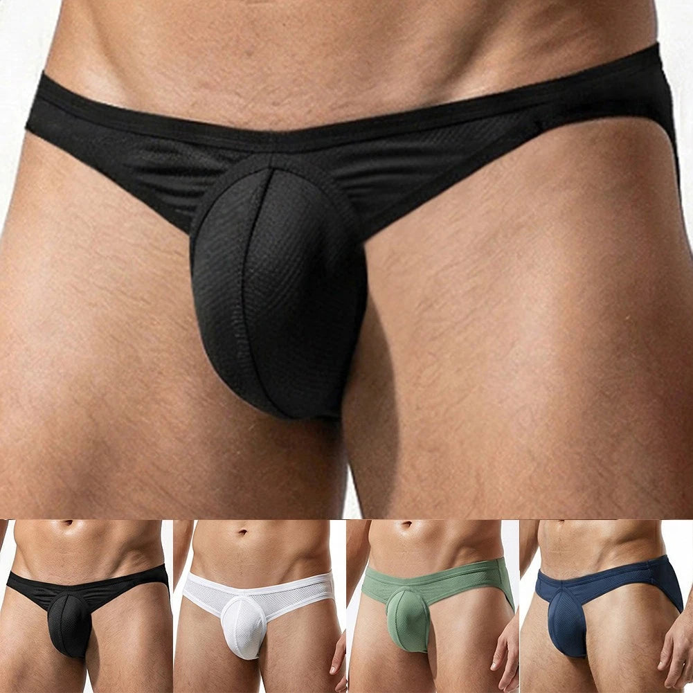 Performance-or<wbr/>iented Briefs For Men: Low Rise Breathable Mesh
