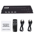 4 In 1 Out Kvm Hdmi Quad Multi-viewer Screen Switch Vedio Wall