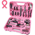 Workpro 52-Pieces Pink Tools Set Basic Tool Household Tool Kit