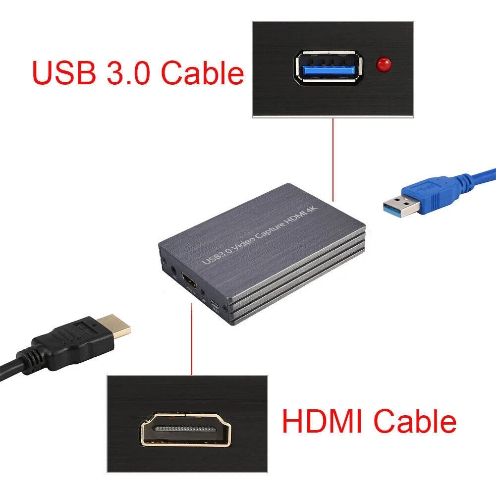 Hdmi To Usb3.0 Video Capture Adapter 4k 1080p | Built Supply Co