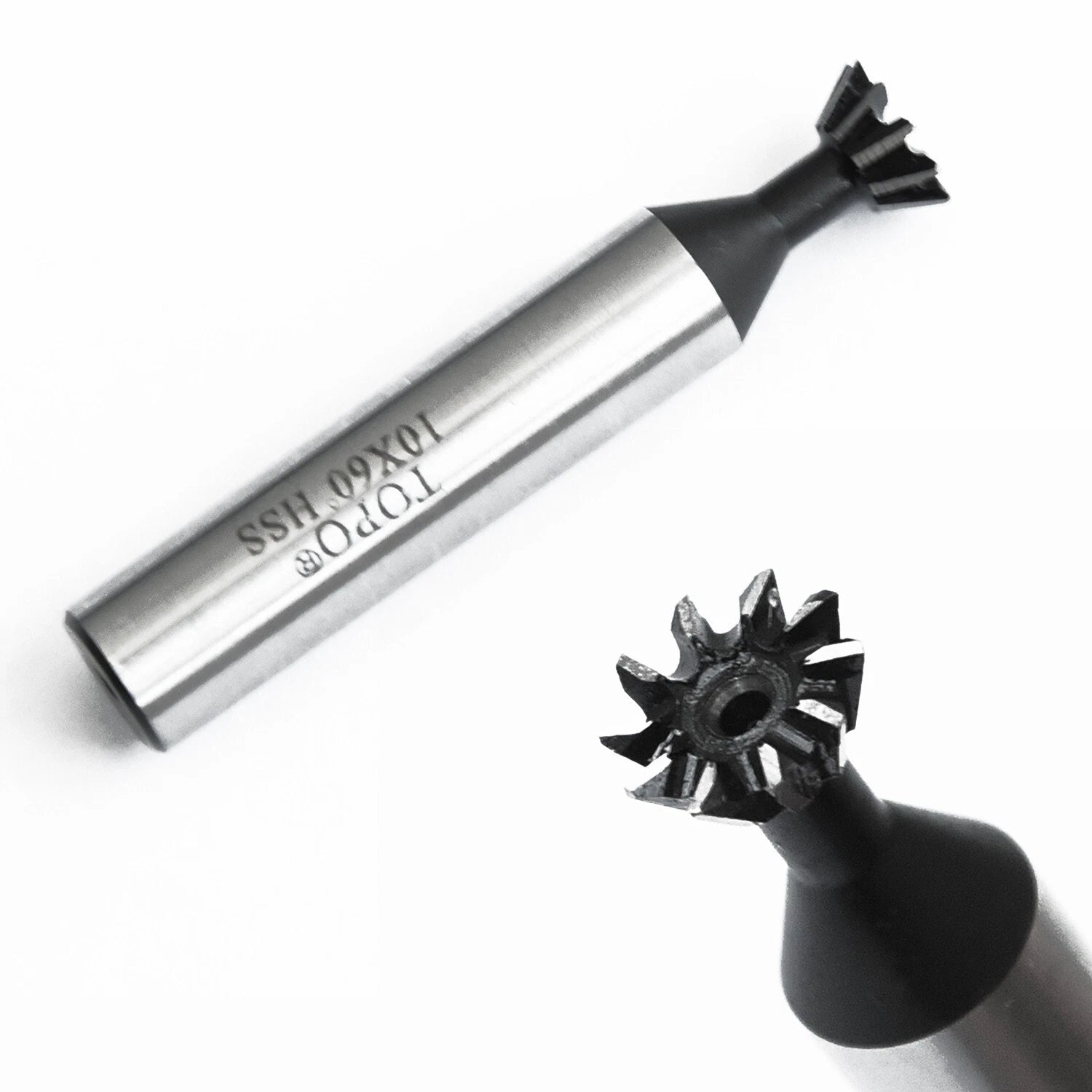 For Cast Iron Dovetail Cutter End Mill Alloy Steel 60 Degree