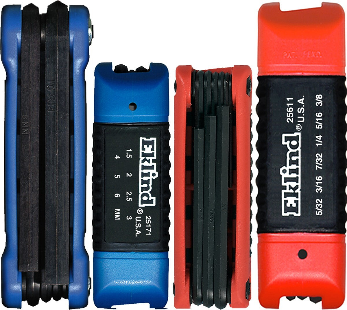 Eklind 28pc Metric Hex Wrench Set Fold Up