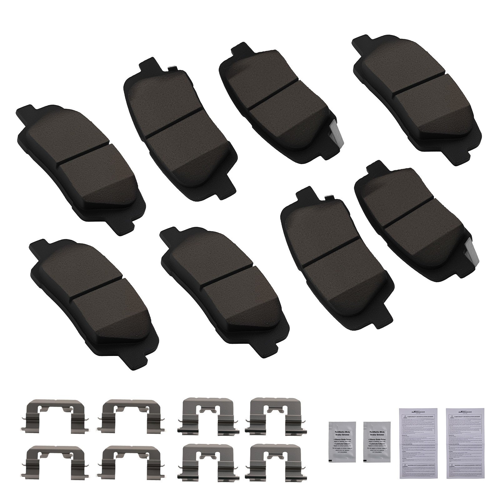 ListingFront Rear L&R Brake Pads Set for Kia Sorento 2011-2015
