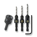 Snappy Countersink Drill Bit Quick Change Set