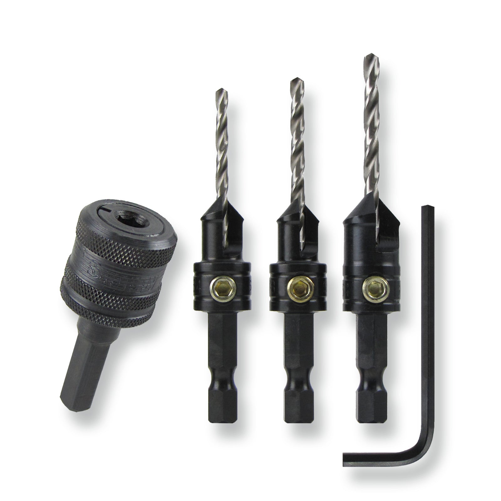 Snappy Countersink Drill Bit Quick Change Set