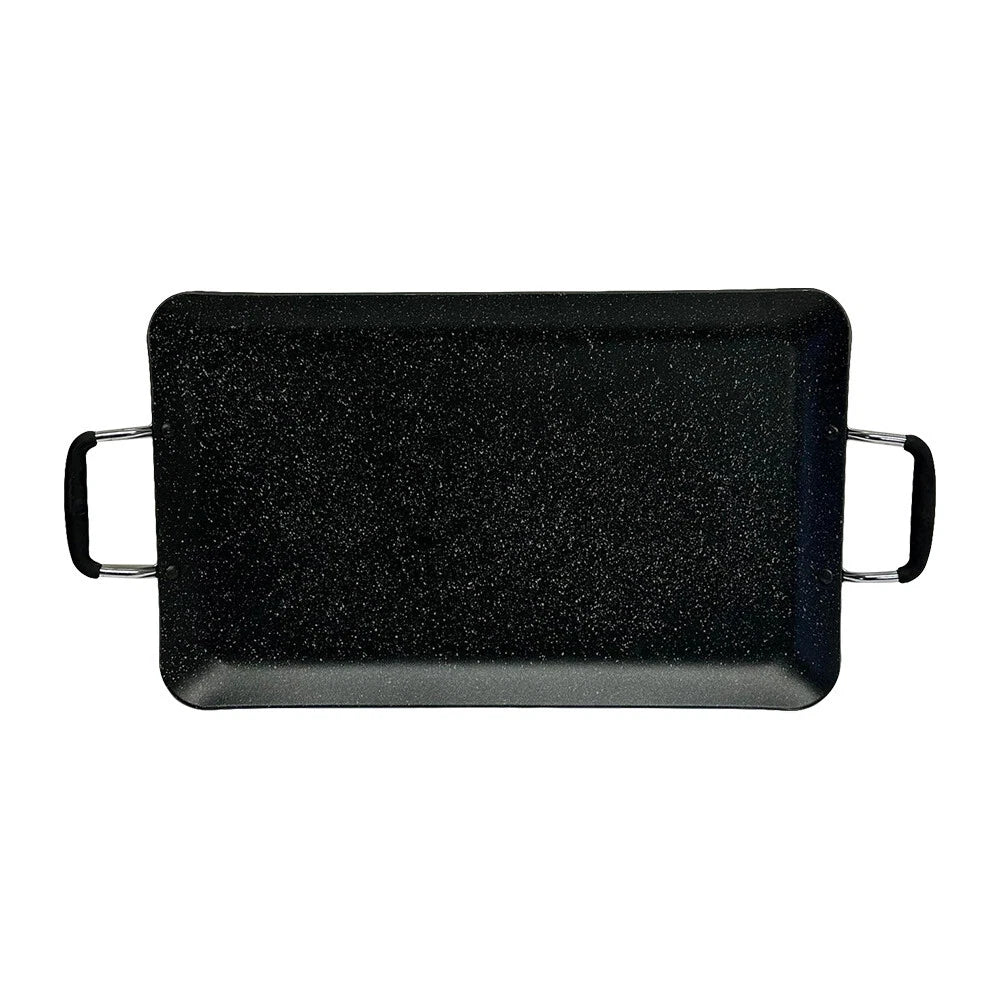 Nonstick Heavy Gauge Aluminum Double Griddle, 19" X 11.5" Frying Pan