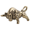 Brass Bull Handmade Solid Keychain Antique Bronze Pendant For Bulls