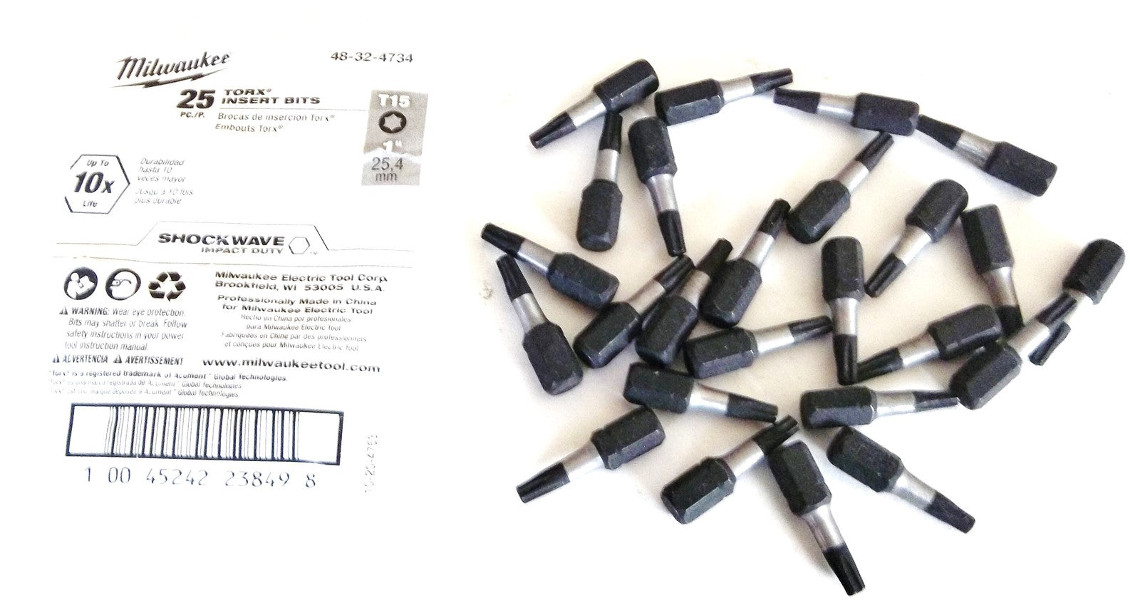 Milwaukee Shockwave Impact T15 Screw Bits