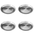 Round Stainless Steel Dinner Dishes 304 For Camping For Picnic Serving