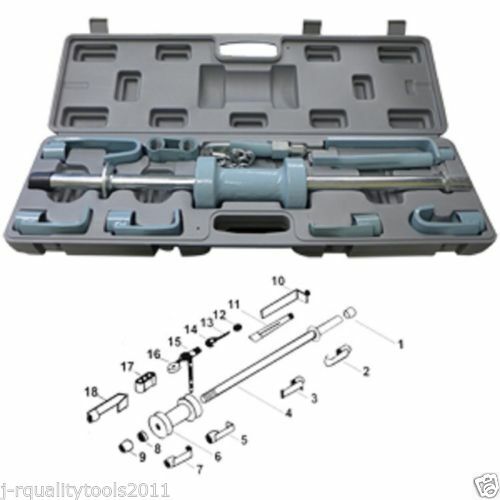 Heavy Duty Dent Puller Slide Hammer Tool Kit