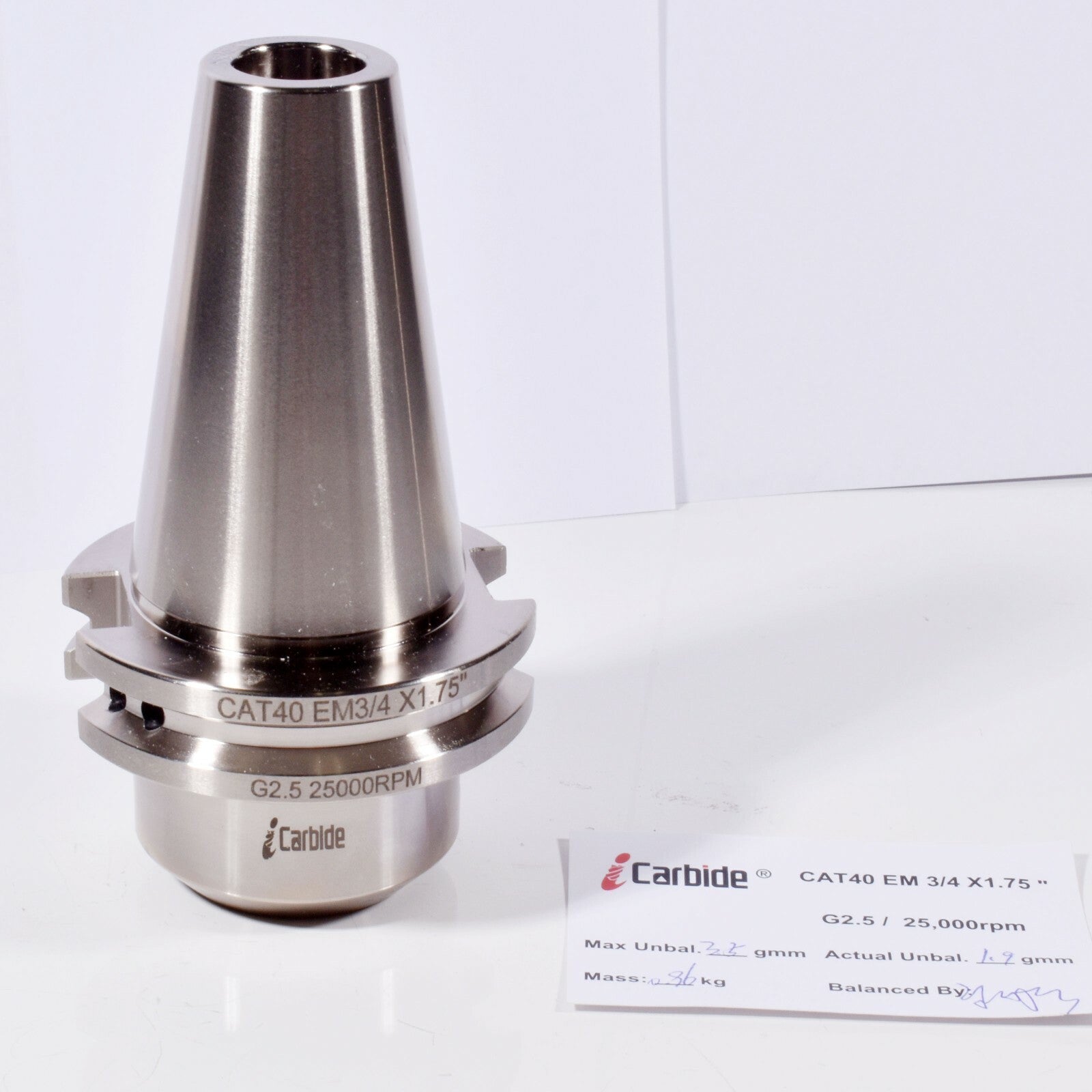 CAT40 3/4" x 1.75" End Mill Tool Holder G2.5