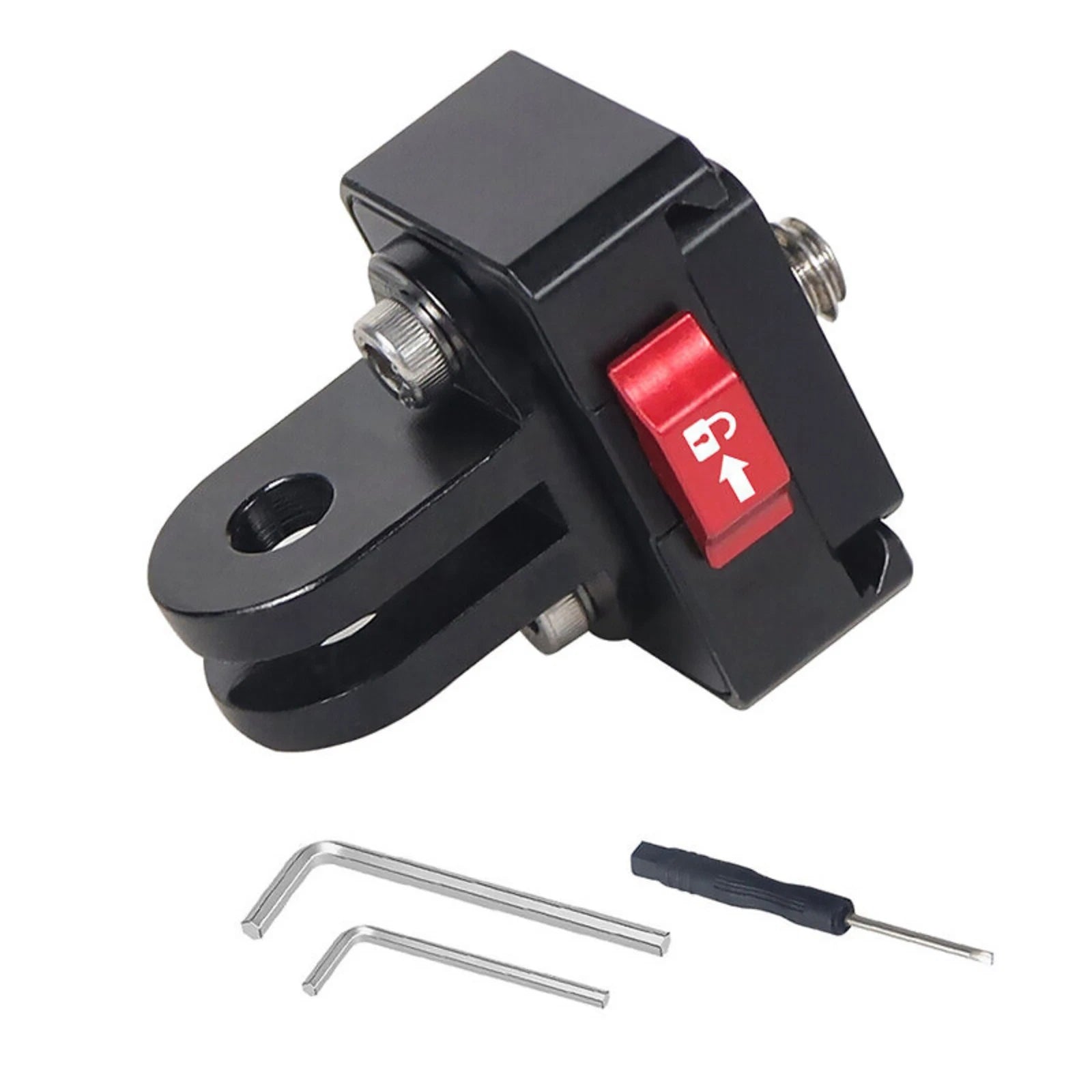 Dual Slot V Mount 1/4 Inch Screw Monitor Fixed Bracket For Slr Camera