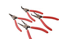 7" Circlip Pliers Set Snap Ring Internal External Straight Bent 2.0mm