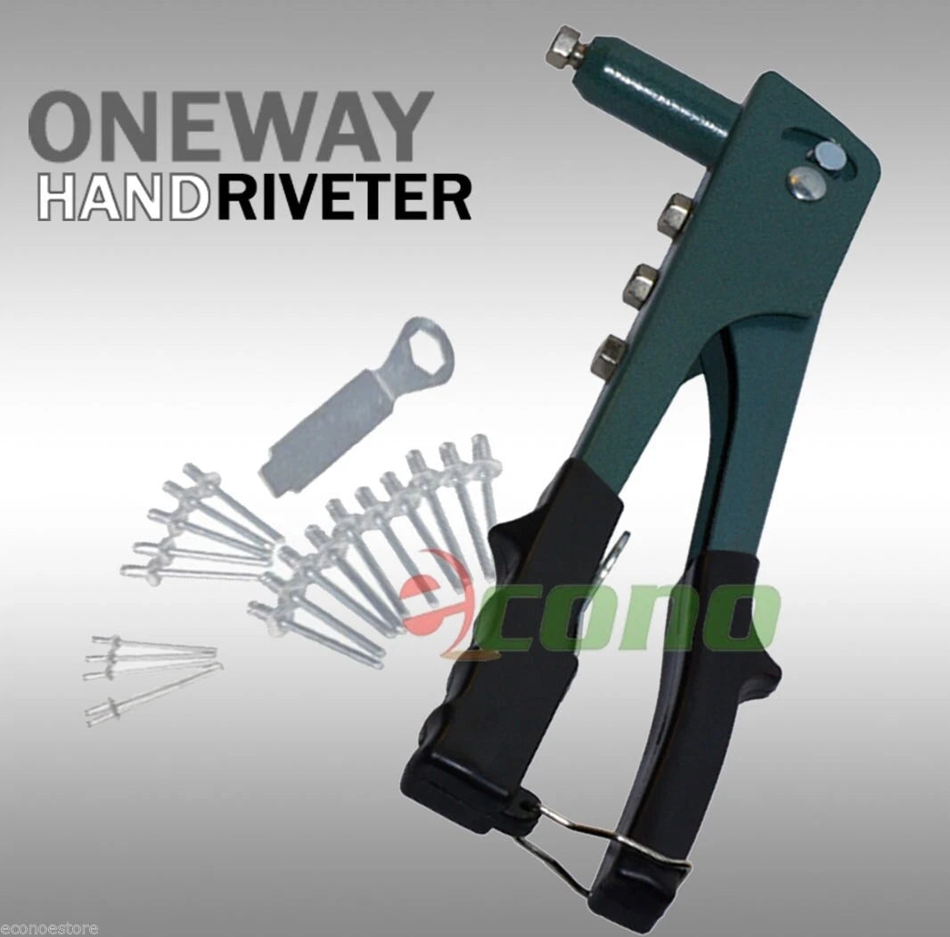 Heavy Duty One Way Hand Riveter Pop Rivet Gun Hand Tool 3/32" 1/8"