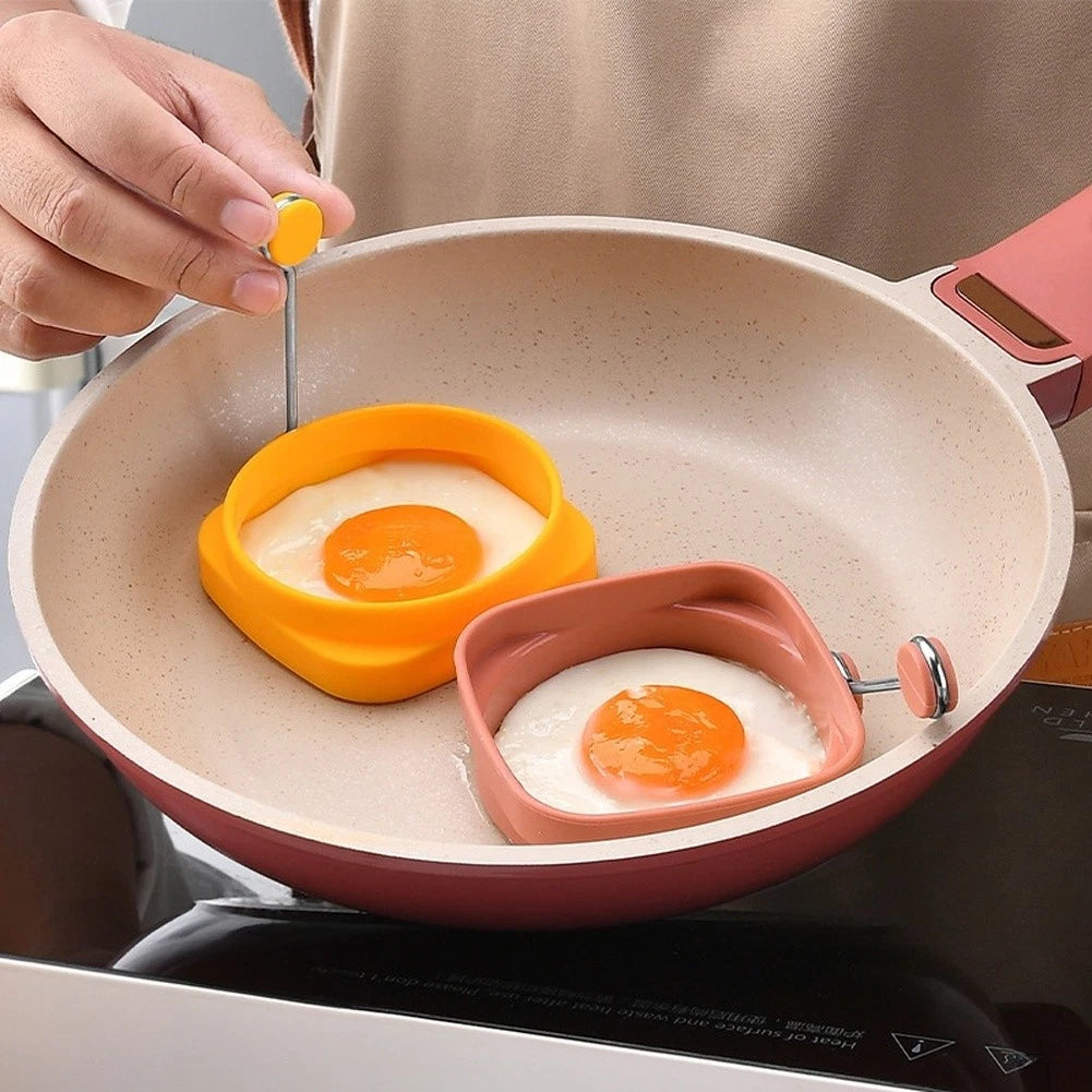 Egg Fryer Silicone For Mold Designed For Round Or Square Eggs