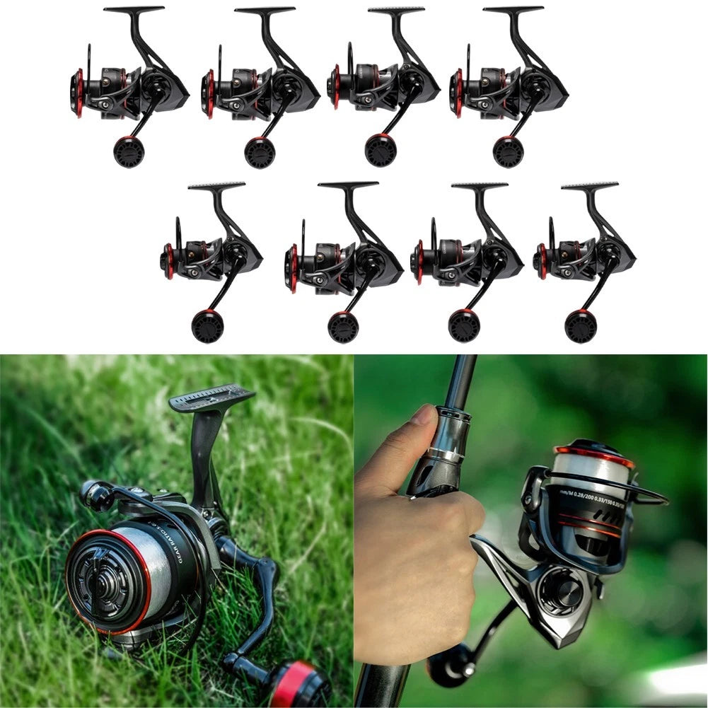 12kg Fishing Reel Lightweight Pa66 Body Cnc Metal Components Smooth