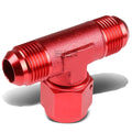 10an An-10 Female Male Flare Swivel Tee Red Aluminum Anodized Fitting