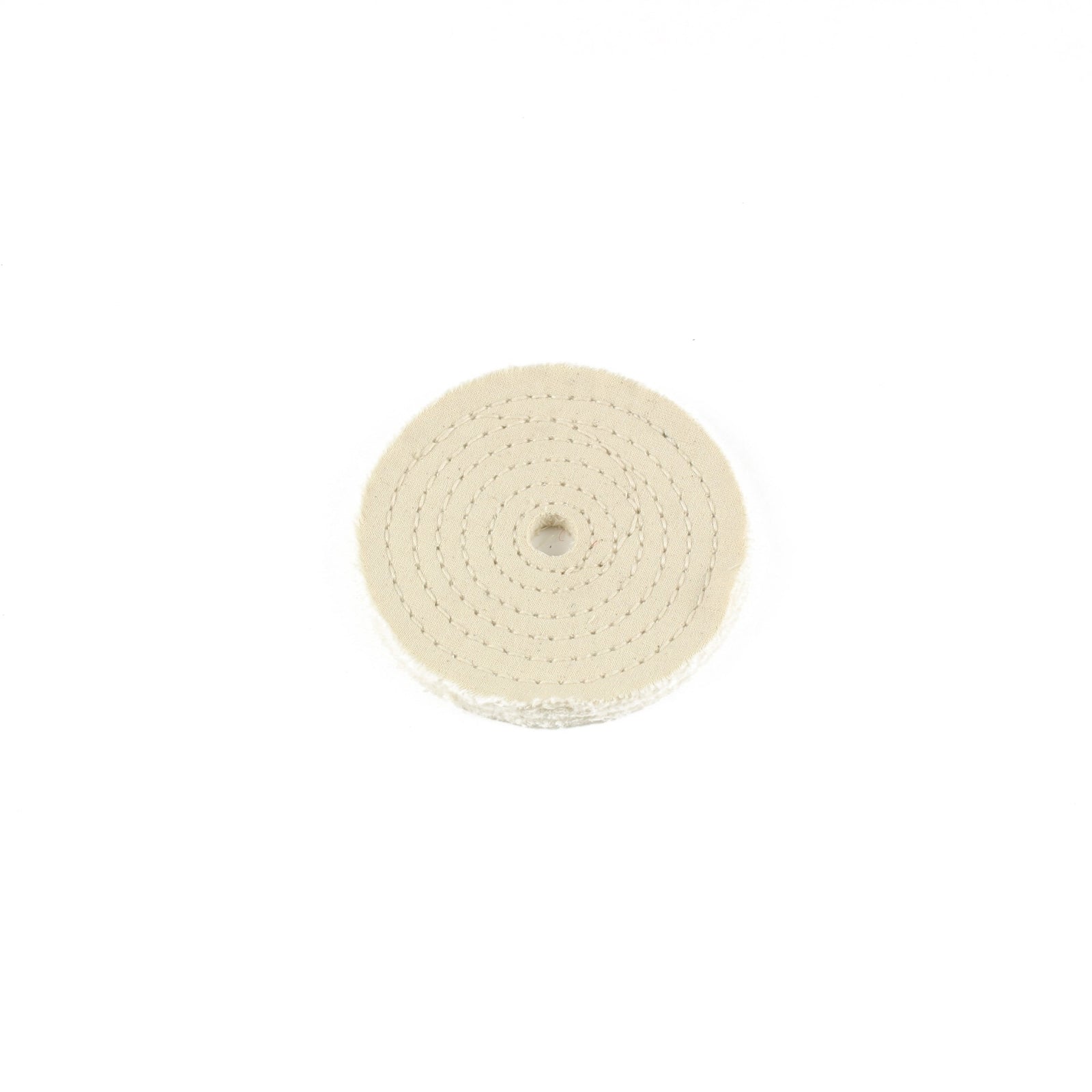 4" X 1/2" Arbor Hole - 20 Ply Spiral Sewn Polishing Muslin Cotton