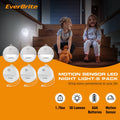 Everbrite 6-pack Led Motion Sensor Night Light Automated On&off W/18