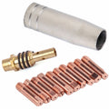 Versatile Welding Solution 12pcs Set MB 15AK MIG/MAG Tips