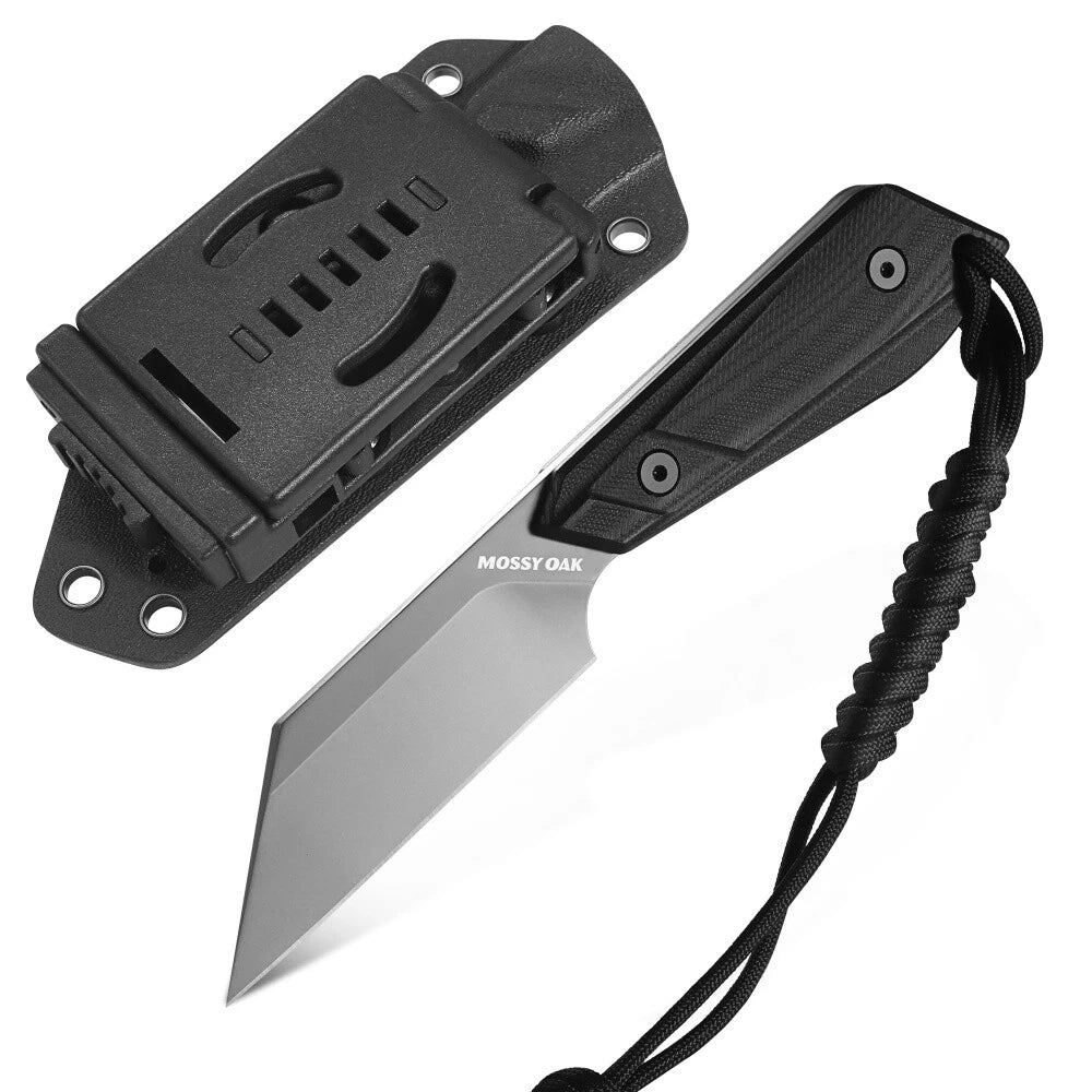 Mossy Oak 7.5" Fixed Blade Knife Sandvik 14c28n Full Tang Hunting