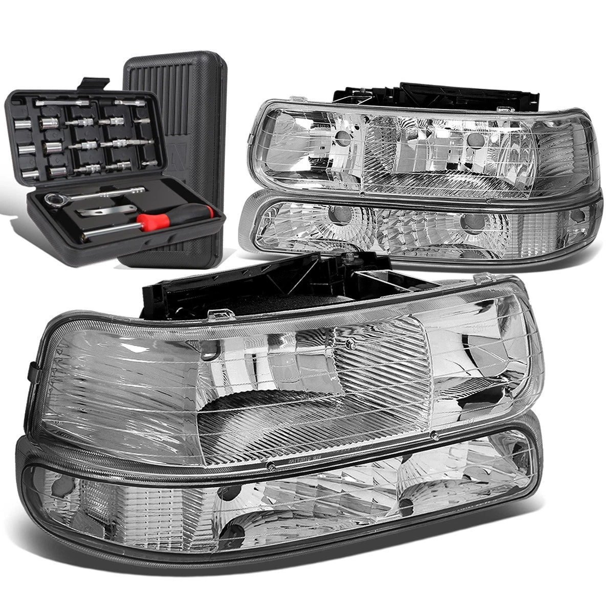 For 1999-2002 Chevy Silverado Chrome/clear Side | Built Supply Co