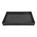 Black Stackable Jewelry Organizer Tray 2" Deep Display Case For