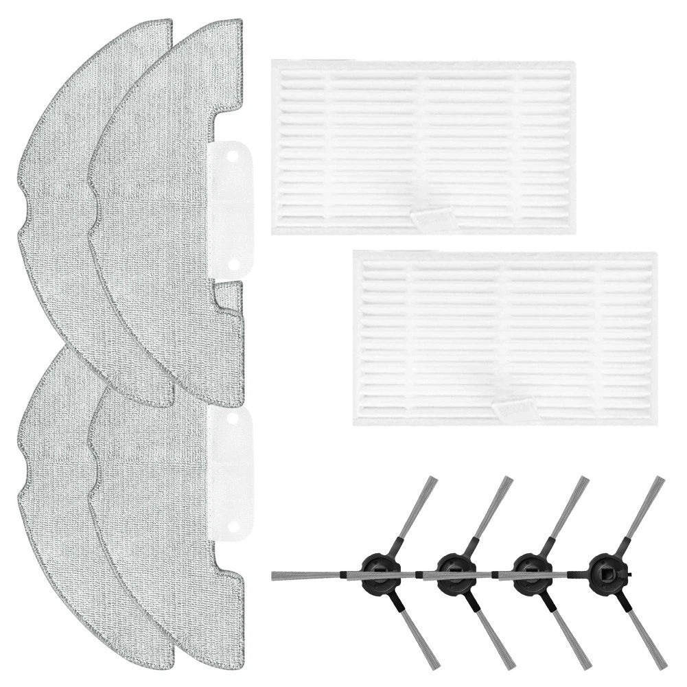 Side Brush Set Prosceni Q20 Plus Parts Deep Corner Cleaning Microfiber