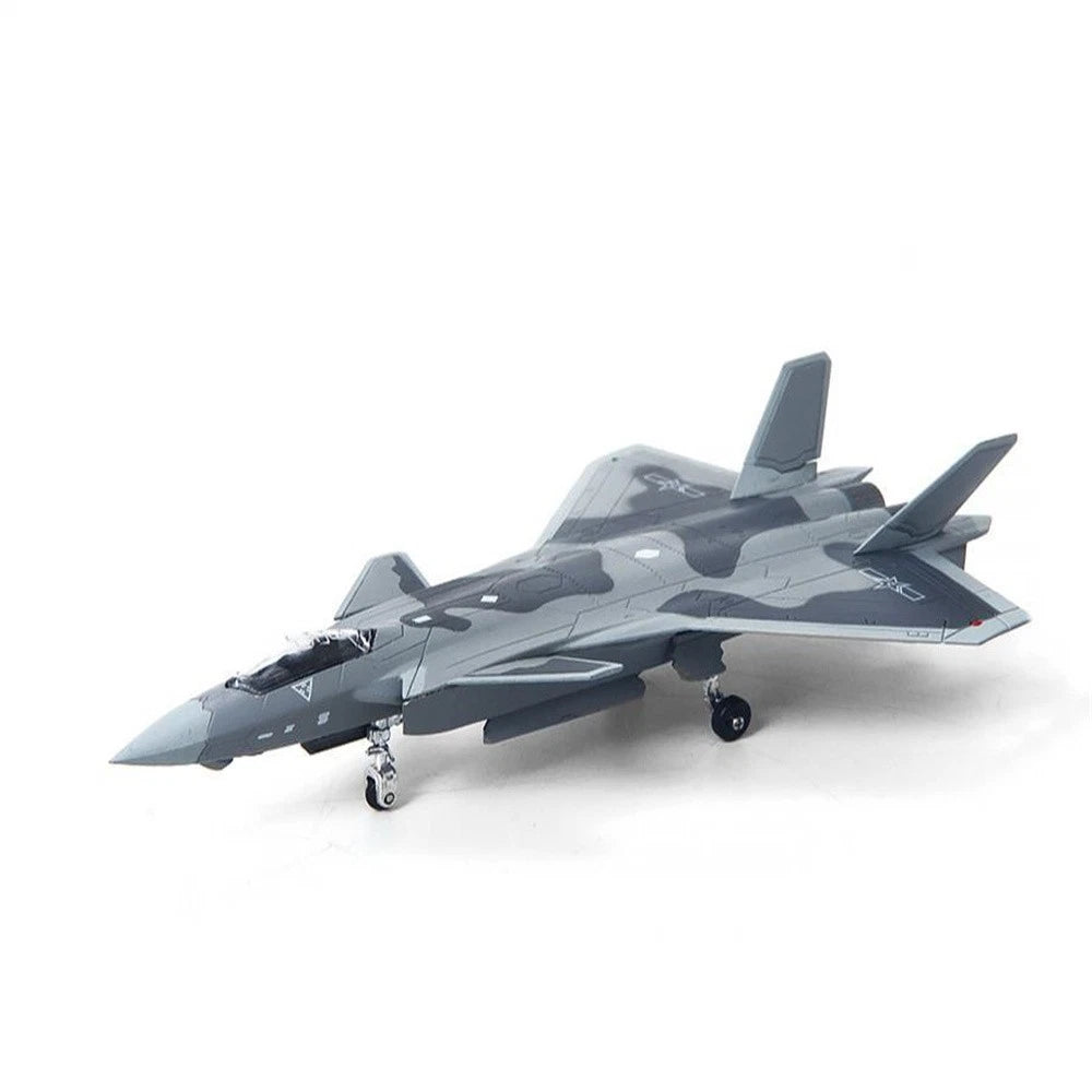 1:144 J-20 Aircraft Model Alloy Simulation Military Fighter Finished